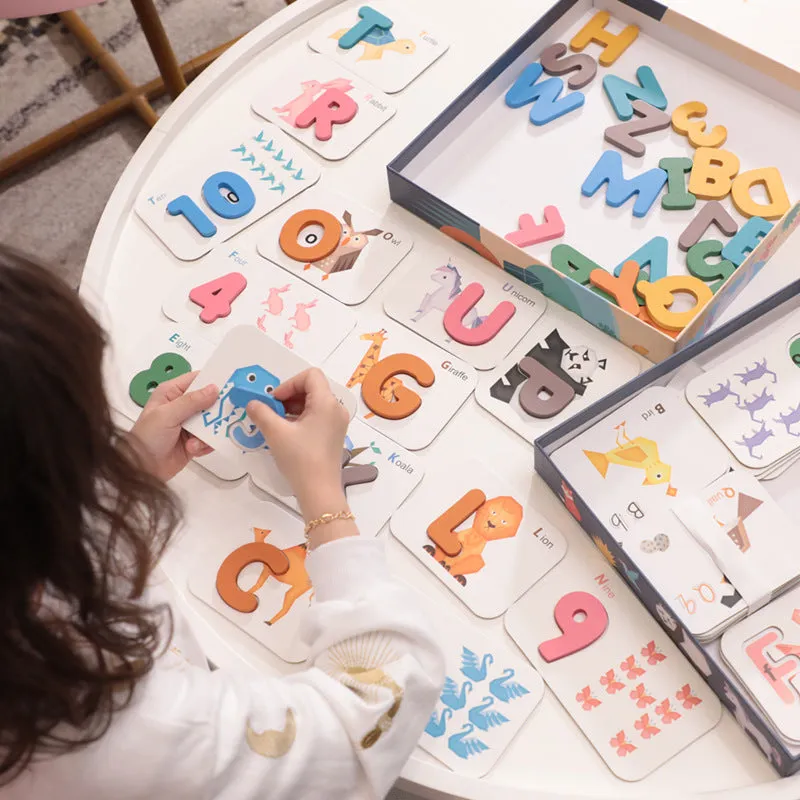 Children's card puzzle early education learning toys