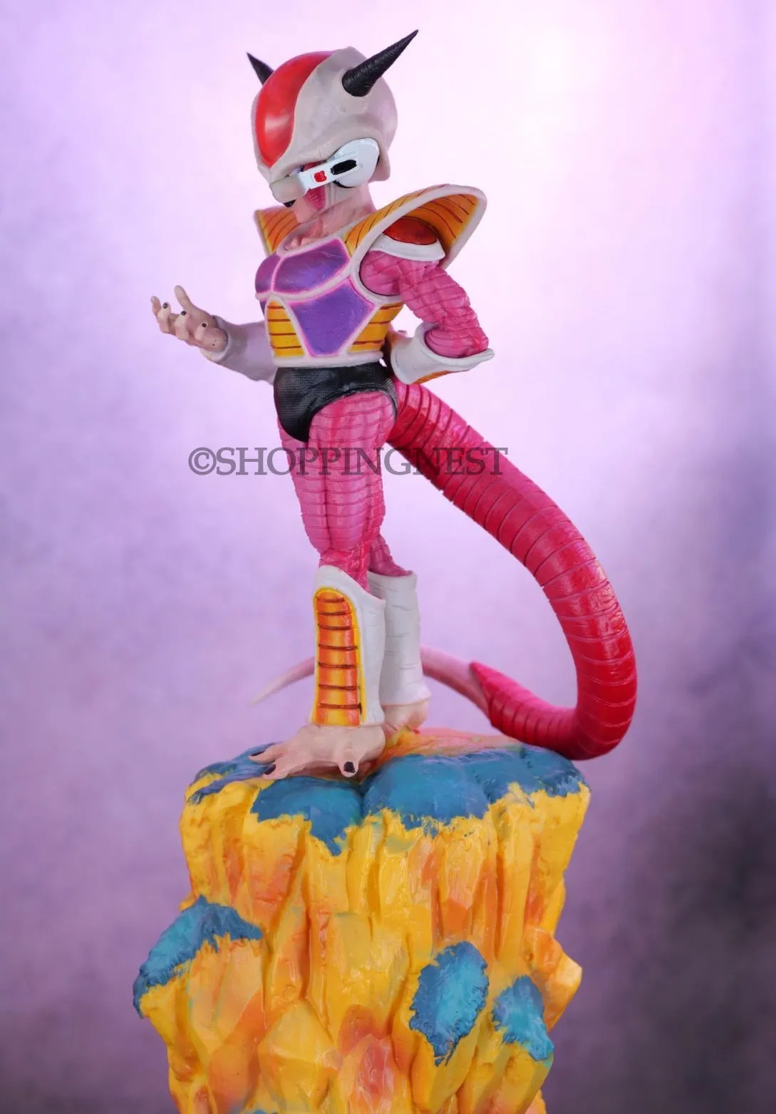 Dragon Ball Figure Frieza statue GK White Hole first form Anime Action Figurine | 48 CM |