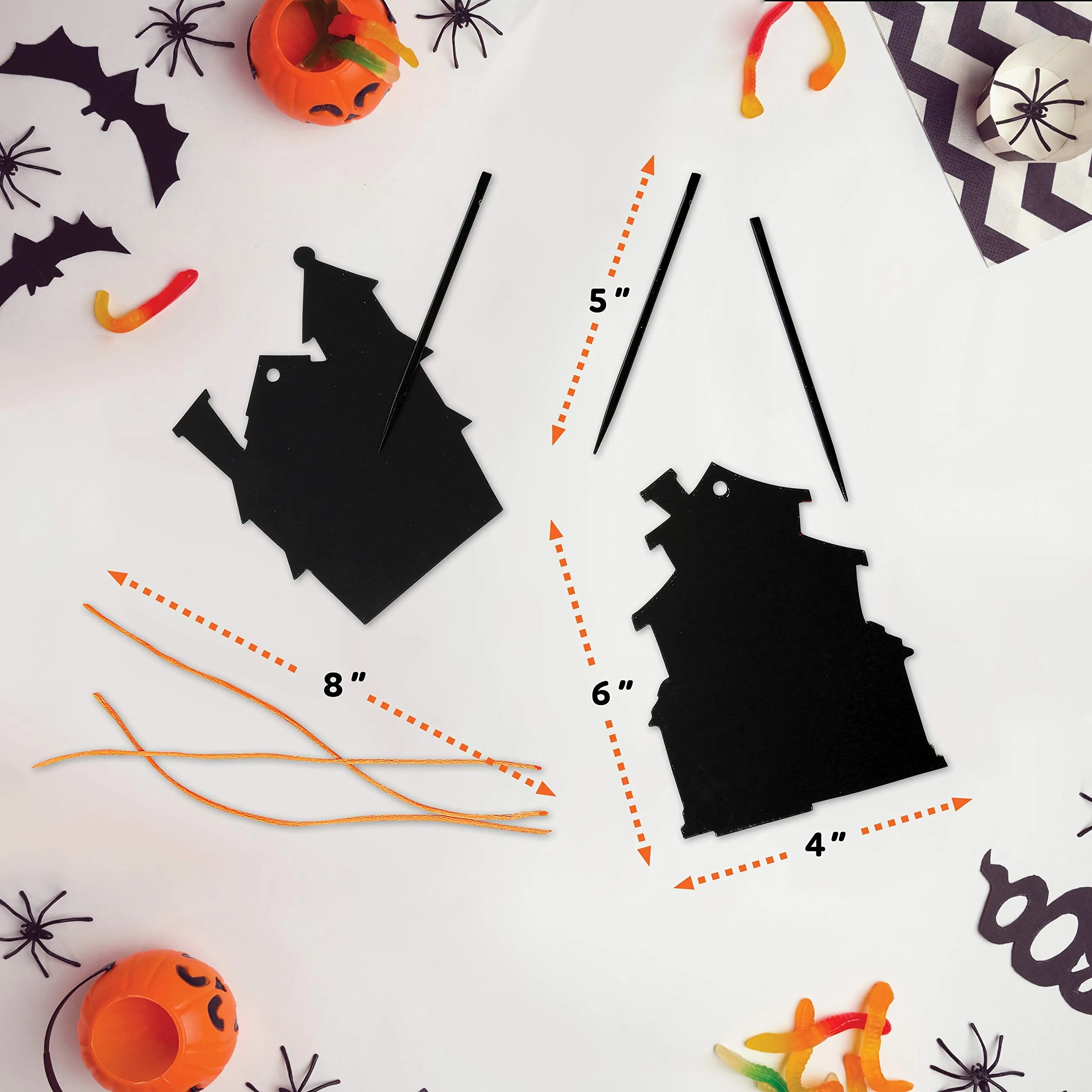 Halloween Magic Scratch Crafts for Kids and Adults - DIY Halloween Decorations - Haunted