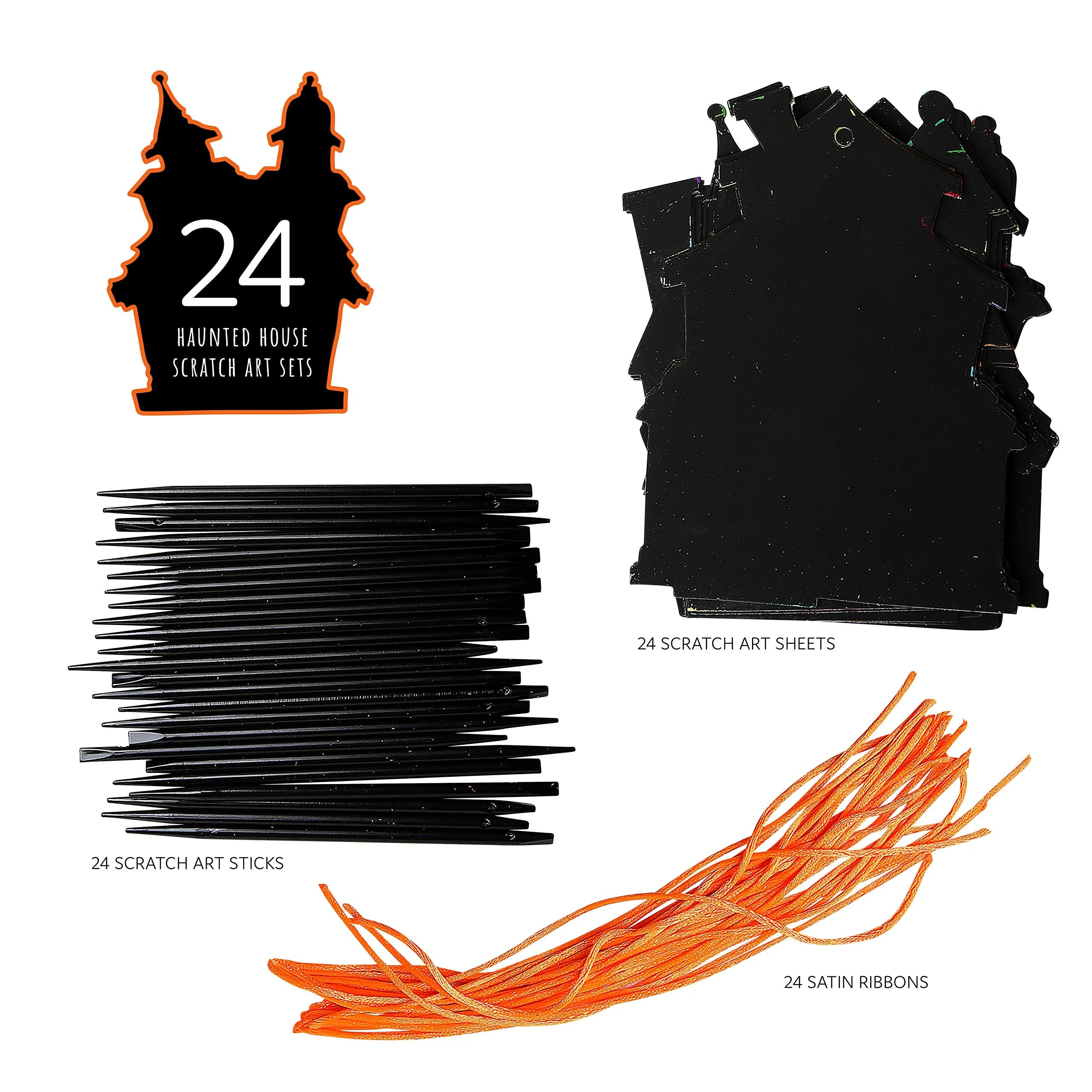 Halloween Magic Scratch Crafts for Kids and Adults - DIY Halloween Decorations - Haunted