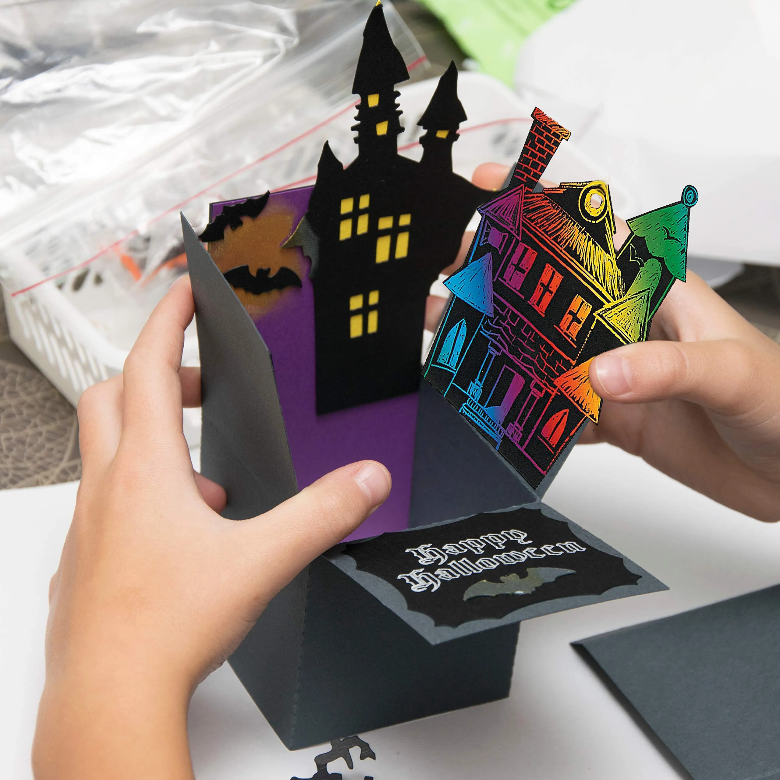 Halloween Magic Scratch Crafts for Kids and Adults - DIY Halloween Decorations - Haunted