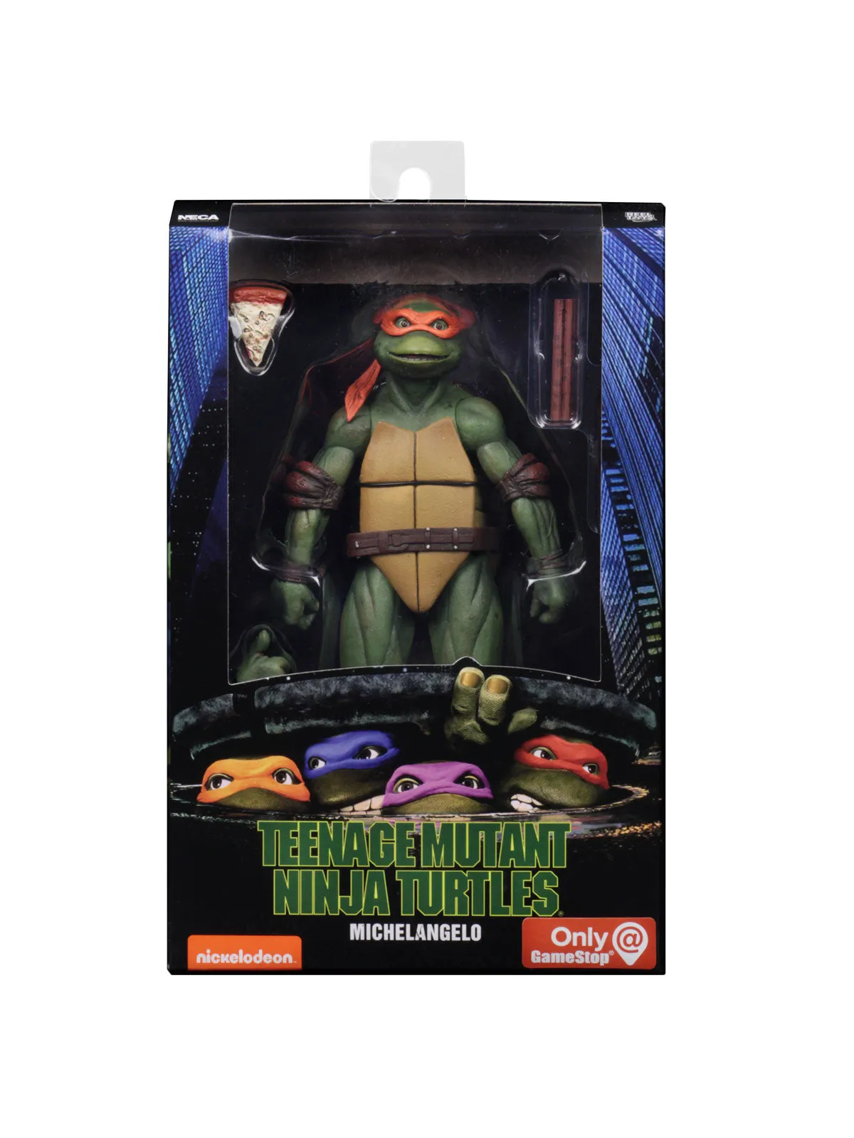 Michelangelo - 7" Action Figurine - Teenage Mutant Ninja Turtles (1990) - NECA Collectibles