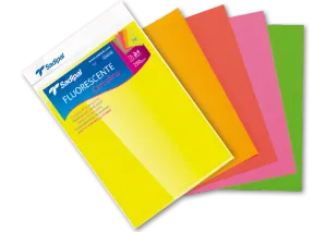 SADIPAL Fluorescent Card Board Colour Sheet-250GMS-Red
