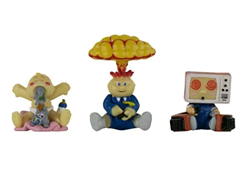 Worlds Smallest GPK Garbage Pail Kids Bundle Set of 6 Mini Figures