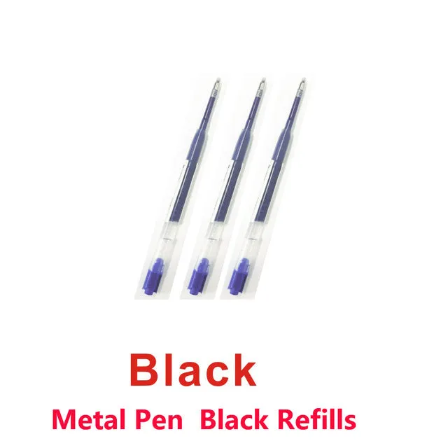 Xiaomi White Black 0.5mm Point Mijia Sign Pen MI Pen Smooth Switzerland Refill Japan Black Blue Ink 10mm Diamete Light spin pen
